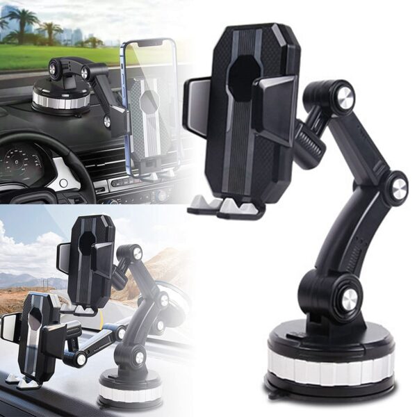 ONE BUTTON POP UP SUCTION CUP PHONE HOLDER