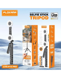 PLOKAMA SELFIE STICK TRIPOD LIVE P10 PRO